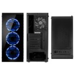 Kolink Observatory Lite RGB Midi-Tower - Tempered Glass - Black - Image 4