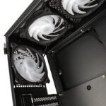 Kolink Observatory MX Glass ARGB Midi Tower Case - Black (with 5 ARGB fans - 2x140mm & 3x120mm) - Image 3
