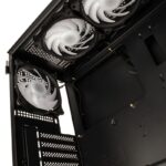Kolink Observatory HF Plus Glass ARGB PWM Midi Tower Case Black with 6 ARGB PWM Fans (5x140mm 1x120) - Image 3