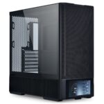 Lian Li LANCOOL 207 DIGITAL Black - 6" LCD Screen - ATX PC Case (4 FANS) 2 x 140mm & 2 x 120mm PWM
