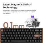 Keychron K6 HE (K6H-J1) Shine-Through Wireless Magnetic Hall Effect RGB Keyboard 65% US Layout - Image 4