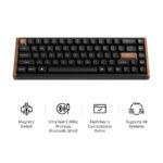 Keychron K6 HE (K6H-F1) Special Wood Edition Wireless Magnetic Hall Effect RGB Keyboard 65% US - Image 2