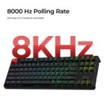 Keychron C3 Pro (C3PX-H1) QMK/VIA Mechanical Red Switch - 8K Polling Rate Hot Swap. 80% US RGB - Image 3