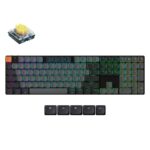 Keychron K5 V2 (K5X-B4) QMK Wireless Mechanical Keyboard Banana Switch RGB 100% US Layout