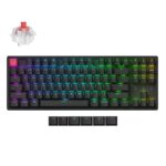 Keychron K8 V2 (K8X-C1) QMK Wireless Mechanical Keyboard Red Switch RGB 80% US Lay Aluminum Frame