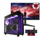 Vengeance Epic-V82 NZXT Edition Ryzen 7-5700/ 32GB / 1TB SSD /RX 9060 8GB/ No OS Gaming PC + Lenovo LEGION IPS Gaming Monitor 23.8"