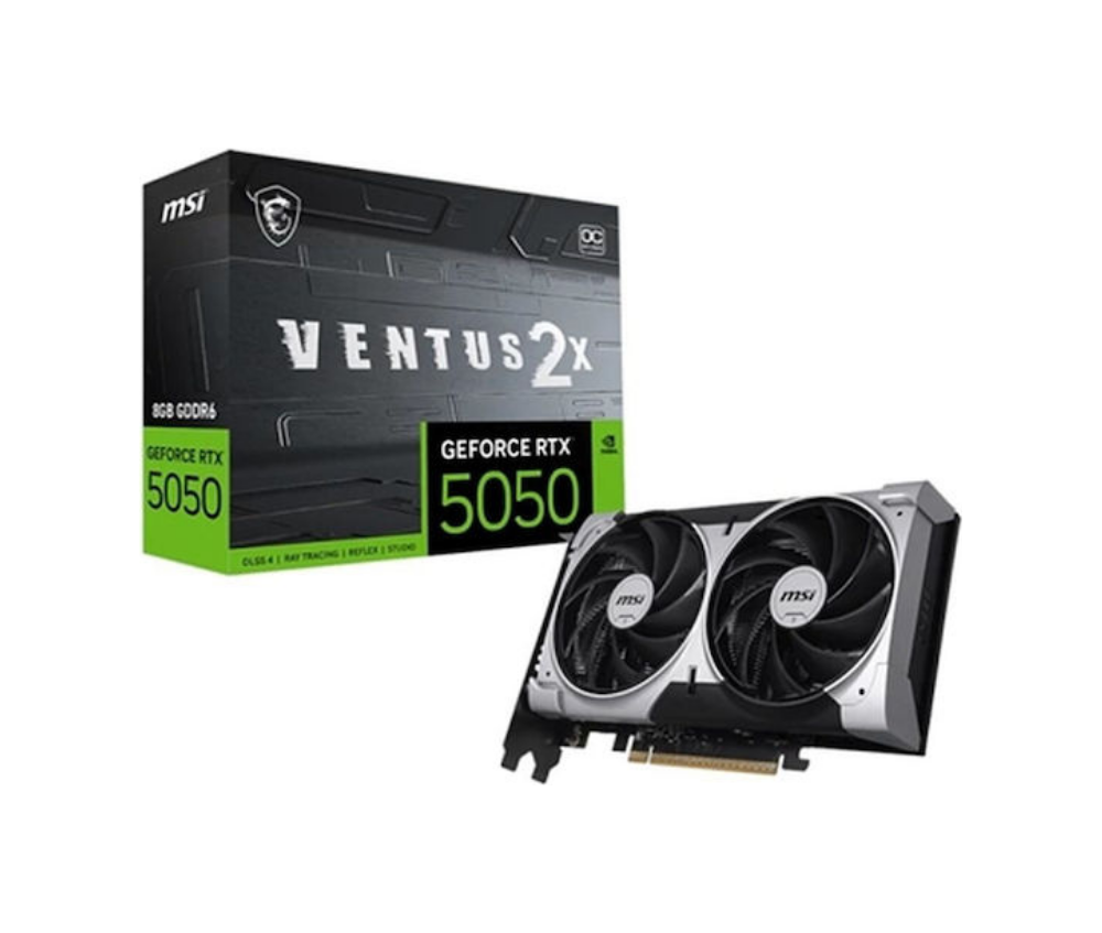 MSI GeForce RTX 5050 8GB GDDR6 Ventus 2X OC Κάρτα Γραφικών MSI GeForce RTX 5050 8GB GDDR6 Ventus 2X OC Κάρτα Γραφικών - Image 1