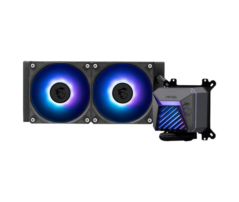 MSI MAG CoreLiquid A15 240 Υδρόψυξη Επεξεργαστή Διπλού Ανεμιστήρα 120mm για Socket AM4AM51700 με ARGB Φωτισμό MSI MAG CoreLiquid A15 240 Υδρόψυξη Επεξεργαστή Διπλού Ανεμιστήρα 120mm για Socket AM4/AM5/1700 με ARGB Φωτισμό - Image 1