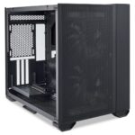Lian Li O11 AIR MINI Black PC Case ATX / M-ATX with 3 standard Fans (front 120mmx2, rear 120mmx1) Me - Image 2