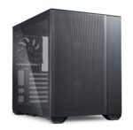 Lian Li O11 AIR MINI Black PC Case ATX / M-ATX with 3 standard Fans (front 120mmx2, rear 120mmx1) Me