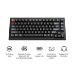 Keychron V1 Ultra (V1U-D1) QMK/VIA 8K Wireless Custom Mechanical Keyboard Red Switch RGB 75% US - Image 2