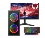 Vengeance Marshal-V6 Ryzen 3-3200G/ 8GB DDR4/ 240GB SSD / No OS Gaming PC + Lenovo LEGION IPS Gaming Monitor 23.8″
