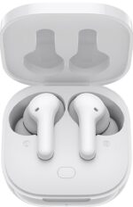 QCY T13 TWS WHITE Dual Driver 4-mic noise cancel. True Wireless Earbuds - Quick Charge 380mAh - Image 2