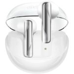 QCY Ailybuds Clear White - Semi-Ear 13mm driver, wind cancel ENC for calls, NCVM & Air case TWS BT