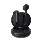 QCY AilyBuds E20 Black- Hybrid ANC Semi-Ear TWS earbuds 6mics 13mm dynamic driver IPX4 BT5.4 35h