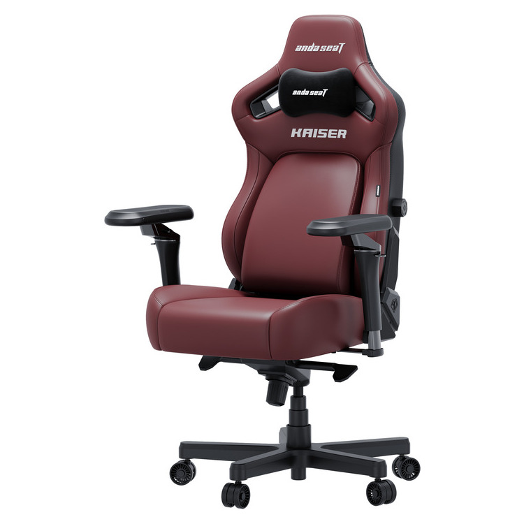 278-86-ADSK42XM ANDA SEAT Gaming Chair KAISER-4 V2 XL Maroon with 6D Armrest - Image 1