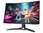 LENOVO Monitor Legion R32qc-30 Gaming 31.5'' QHD VA Curved, HDMi, Display Port, AMD FreeSync, Speakers, 3YearsW - Image 2