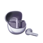 QCY AilyBuds Pro Semi-Ear ANC TWS Purple 6 mic & A.I. Noise Cancel. LDAC Audio Ultra HD Multi-point - Image 4