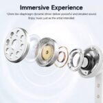 QCY Melobuds N50 ANC Black - 45db ANC TWS Earbuds 6 mic ENC, IPX4 BT5.4 - Image 4