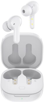 QCY T13 TWS WHITE Dual Driver 4-mic noise cancel. True Wireless Earbuds - Quick Charge 380mAh - Image 3