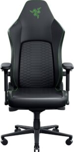 Razer Iskur V2 NewGen Black - Lumbar Support - Leather with CoolTouch™ - Steel Frame - < 136 kg - Image 2