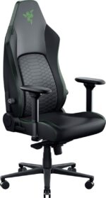 Razer Iskur V2 NewGen Black - Lumbar Support - Leather with CoolTouch™ - Steel Frame - < 136 kg