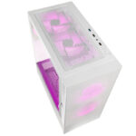 Kolink Observatory MX Mesh ARGB Midi Tower Case - White (with 5 ARGB fans - 2x140mm & 3x120mm) - Image 2