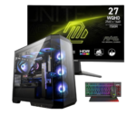 Vengeance Complete 2K Gaming Bundle-V2 MSI Edition Ryzen 7-9700X/ 32GB DDR5 / 1TB SSD / RTX 5070 12GB/ No Os Gaming PC + MSI MAG 27CQ6F VA Curved Monitor 27" QHD 2560x1440 180Hz