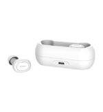 QCY T1C TWS WHITE True Wireless Earbuds 5.0 Bluetooth Headphones 80hrs - Image 2