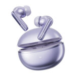 QCY Melobuds N70i ANC Purple - 56db ANC TWS Hi-Res Earbuds LDAC BT 6.0 IPX5 Wireless charge 50h