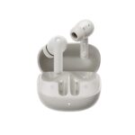 QCY Buds ANC Cream Grey (HT15) - 45db ANC TWS Earbuds 35h 5 mic ENC, ear-canal adaptive tech,