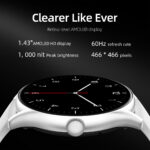 QCY Watch GT S8 Gray - 1,43" AMOLED touch, 466x466 60Hz Always On Call BT Smart Watch IPX8 14day - Image 2