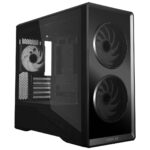 Lian Li Vector V150 Black - w/ 3 x ARGB Fans + Hub - Infinity Mirror - Micro-ATX, Mini-ITX PC Case - Image 3