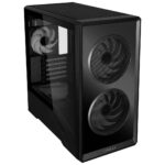 Lian Li Vector V150 Black - w/ 3 x ARGB Fans + Hub - Infinity Mirror - Micro-ATX, Mini-ITX PC Case - Image 4