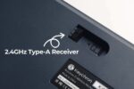 Keychron J5 (KJ5-H4Z) QMK Wireless Mechanical Keyboard Banana Switch Hot-Swap RGB 100% US Dark Blue - Image 4