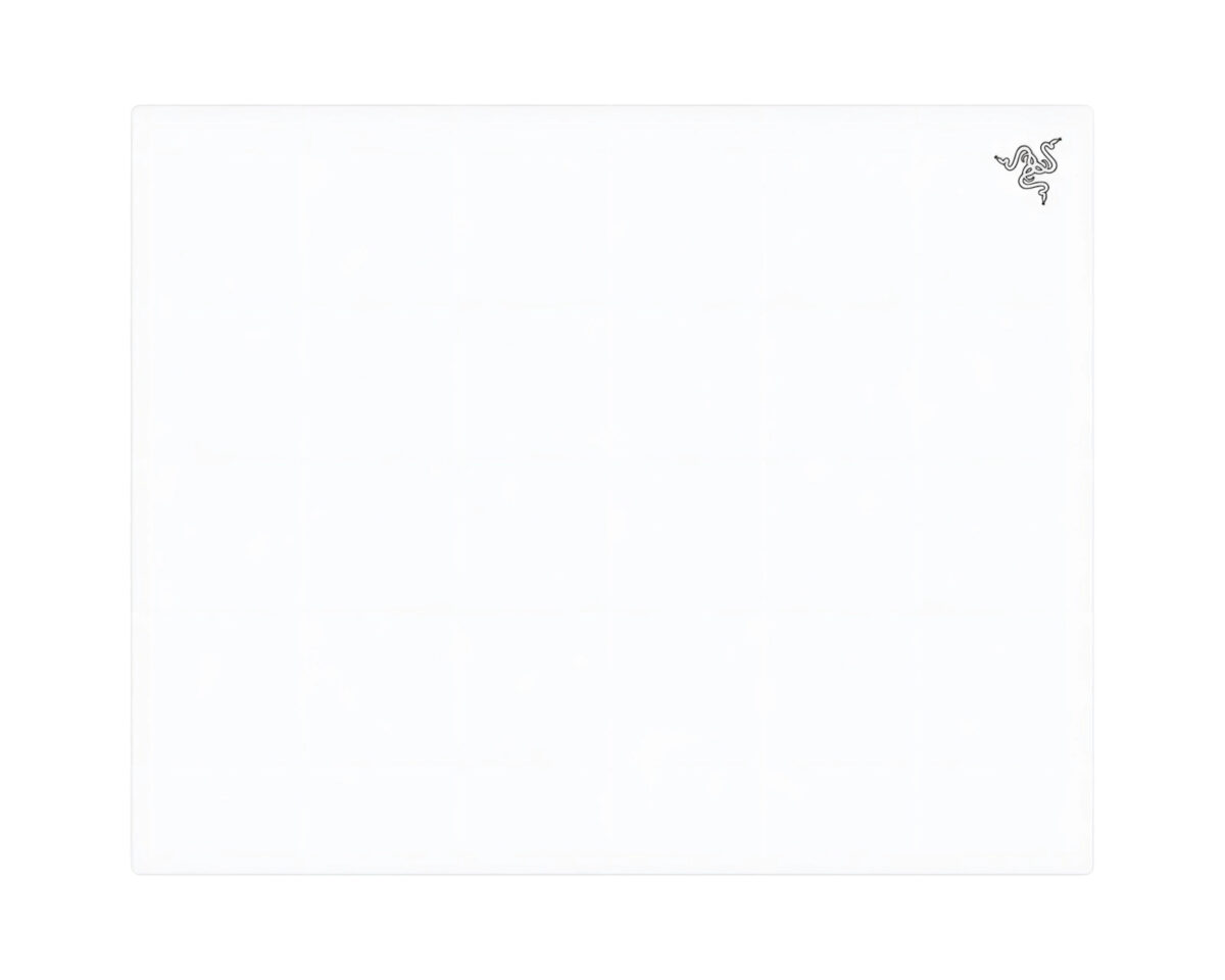 39668_1 Razer ATLAS PRO White - Gaming Mouse Mat - 1.9mm Premium Tempered Glass - Scratch Resistant - Image 1