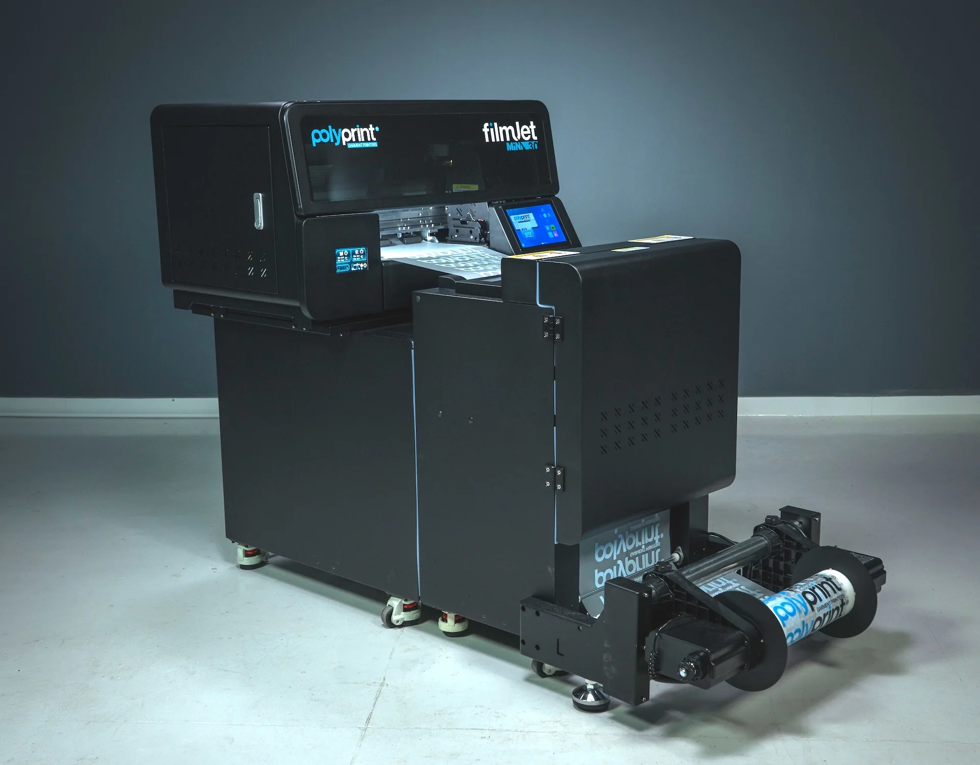 Dtf-printer-Filmjet-Mini-30-Front-Left-Side Filmjet Mini 33cm – Συμπαγής εκτυπωτής DTF All-in-One - Image 1