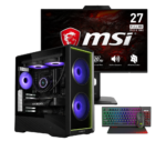 Vengeance SteelCore-V8 Lian-Li Edition Ryzen 7-8700F/ 32GB DDR5 / 1TB SSD /RTX 5070 12GB/ No Os Gaming PC + MSI PRO MP272PMG IPS Gaming Monitor