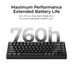 Keychron K2 Ultra (K2U-J3) ZMK Wireless 8K Mechanical Keyboard Brown Switch (Hot-Swap) 75% Us Layout - Image 4