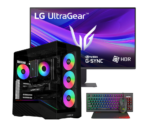 Vengeance Gamer's Choice Chamber-V8 Ryzen 7-5700/ 16GB / 1TB SSD /RTX 5060 8GB/ No Os Gaming PC + LG UltraGear 27G411A-B IPS Gaming Monitor 27"