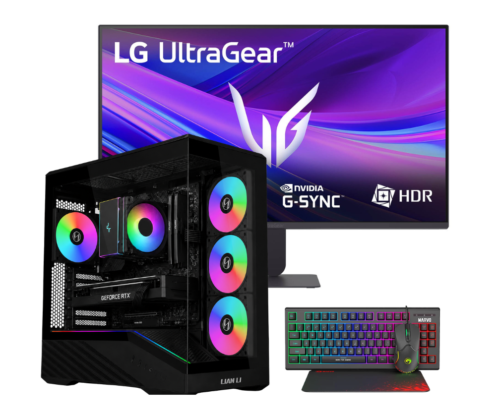 vengeance gamer's choice gaming pc greece_4 Vengeance Gamer's Choice Chamber-V8 Ryzen 7-5700/ 16GB / 1TB SSD /RTX 5060 8GB/ No Os Gaming PC + LG UltraGear 27G411A-B IPS Gaming Monitor 27" - Image 1