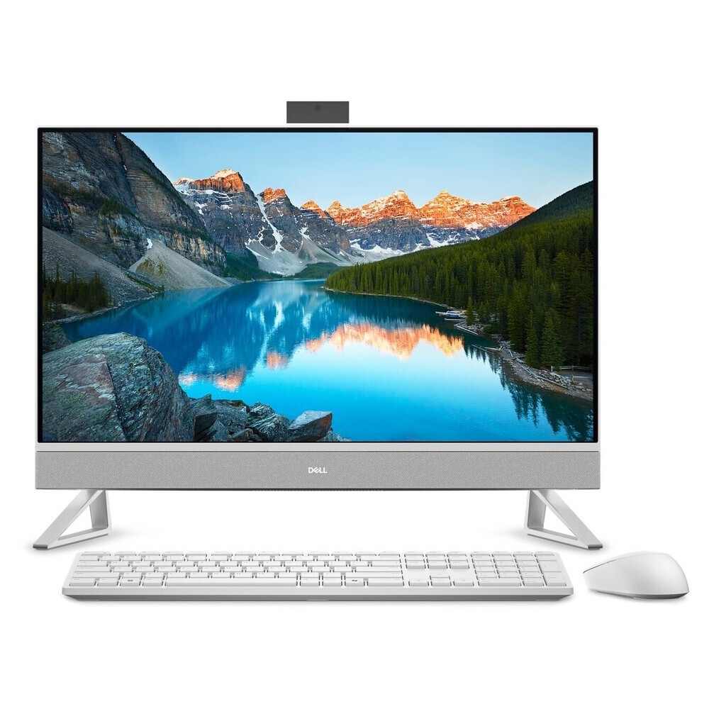 244-73-DEPSEC27F DELL 27 All In One EC27250 27'' FHD TOUCH/Core 7-150U/32GB/1TB SSD/UHD Graphics/WiFi/Win 11 Pro/3Y ProSupport NBD/Pearl White - Image 1