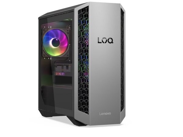 282-73-LVCPTLQV LENOVO PC LOQ Tower 26ADR10/R7-8745HX/16GB/1TB SSD/NVIDIA GeForce RTX 5050 8GB/Win 11 Home/Luna GreyandEclipse Black - Image 1