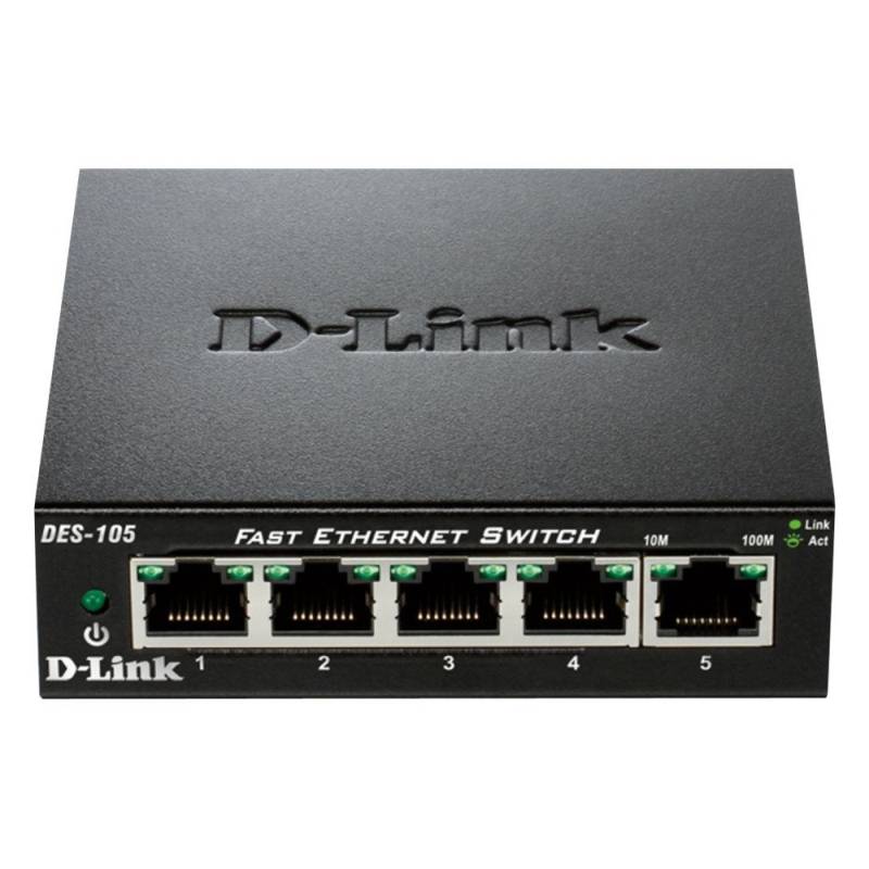 product-231440-main SWITCH D-LINK 5X10/100 DES-105 - Image 1