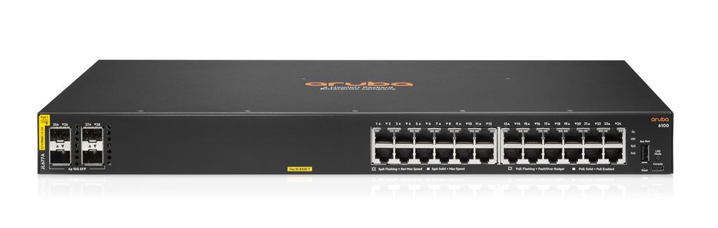product-548103-main Aruba 6100 24G CL4 4SFP+ Swch JL677A - Image 1