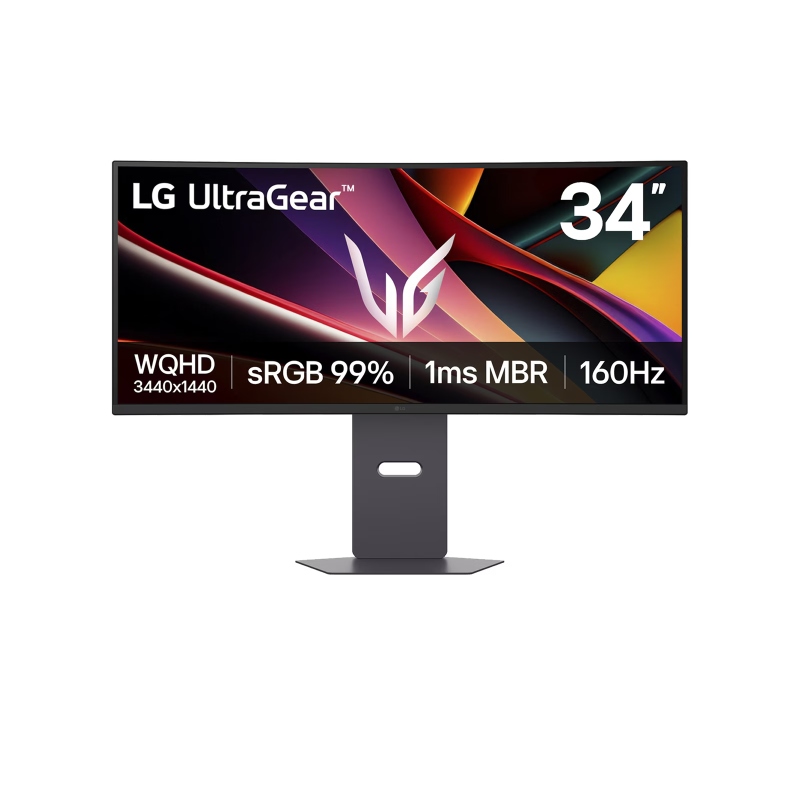 product-790461-main LG Monitor 34G600A-B 34" Curved Gaming - Image 1