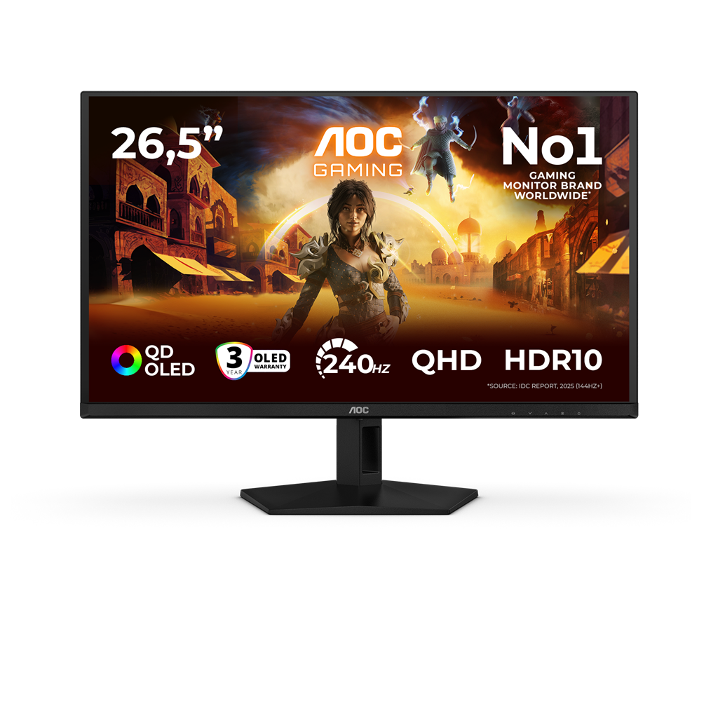 product-818234-main AOC Q27G41ZDF QD-OLED Monitor 25.6" QHD - Image 1