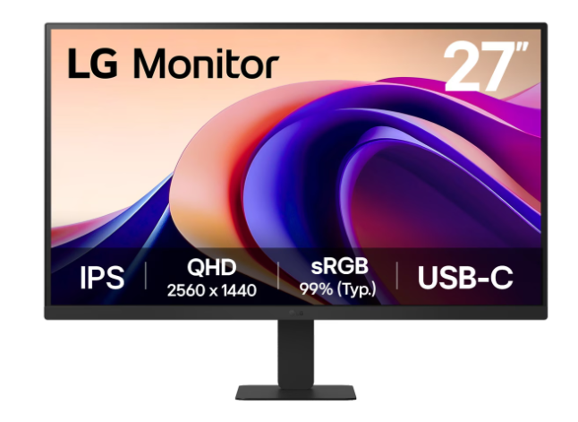 product-818336-main LG 27U631A-B IPS HDR Monitor 27" QHD - Image 1